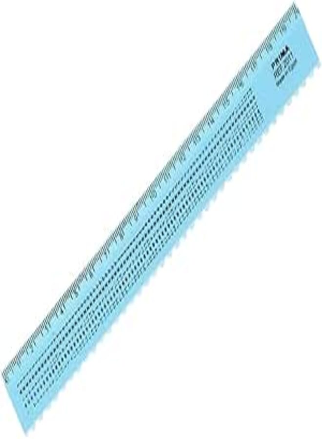 Prima Kids Ruler with Time Table 20cm with Different Colors